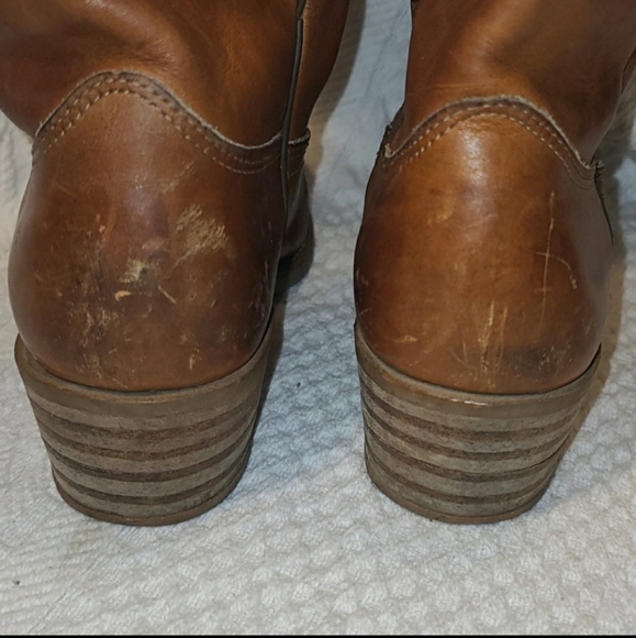 Women's Handmade Genuine Leather Cowboy Boots - Picture 5 of 12
